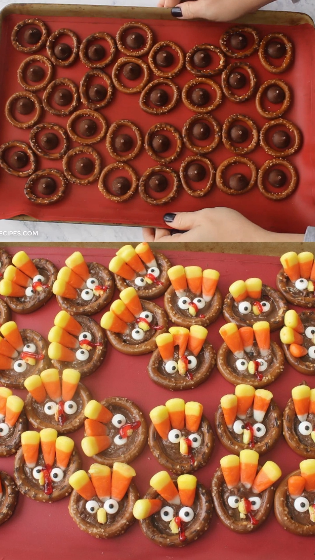 Turkey Pretzel Treats -   19 thanksgiving desserts kids can make ideas