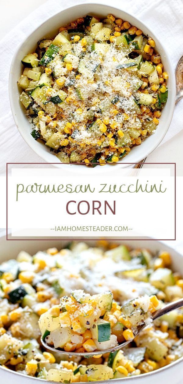 Parmesan Zucchini Corn -   19 thanksgiving sides healthy crockpot ideas
