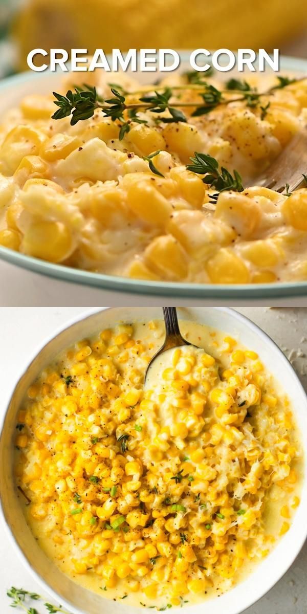 Creamed Corn -   19 thanksgiving sides healthy crockpot ideas