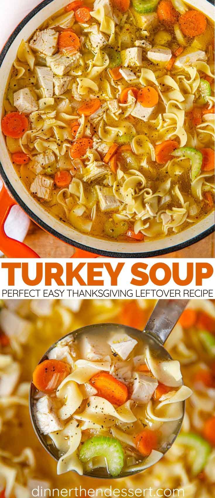 Turkey Soup Recipe - Dinner, then Dessert -   19 turkey soup crockpot leftover ideas