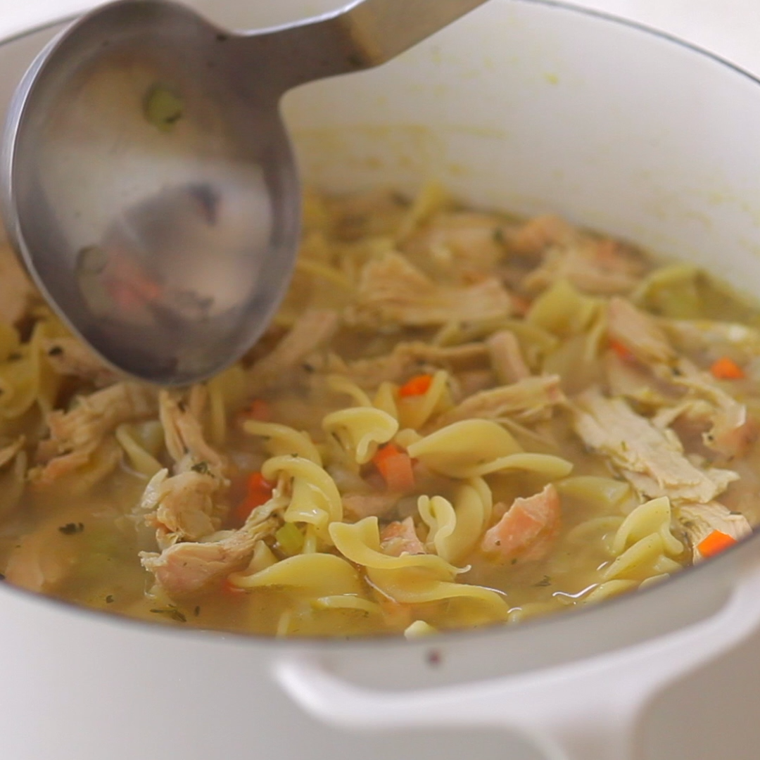Leftover Turkey Noodle Soup -   19 turkey soup crockpot leftover ideas
