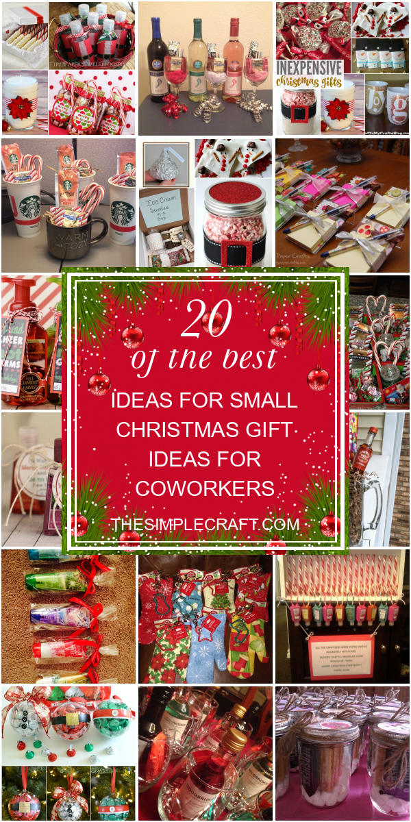 20 Of the Best Ideas for Small Christmas Gift Ideas for Coworkers - Home Inspiration and Ideas | DIY Crafts | Quotes | Party Ideas -   19 xmas gifts for coworkers cheap ideas