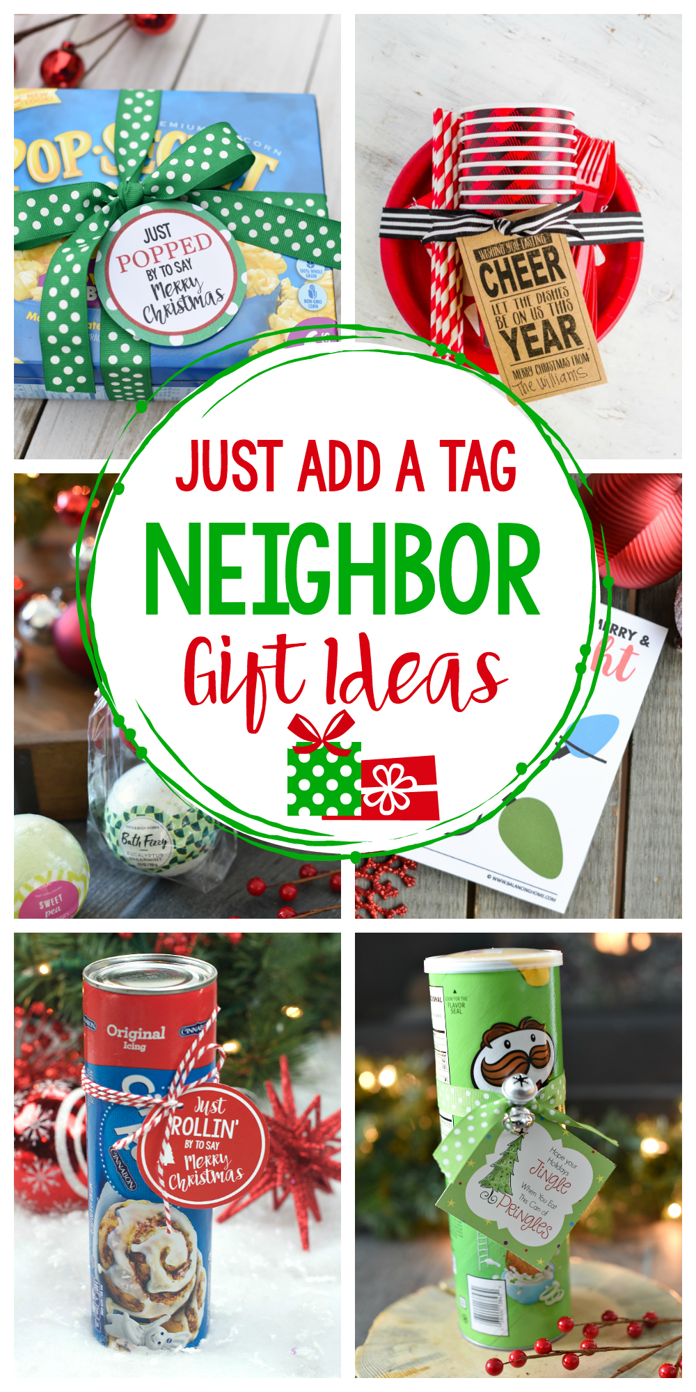 25 Easy Neighbor Gifts: Just Add a Tag -   19 xmas gifts for coworkers cheap ideas