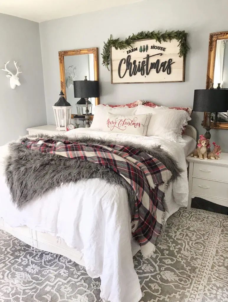 20 christmas decor for bedroom diy ideas
