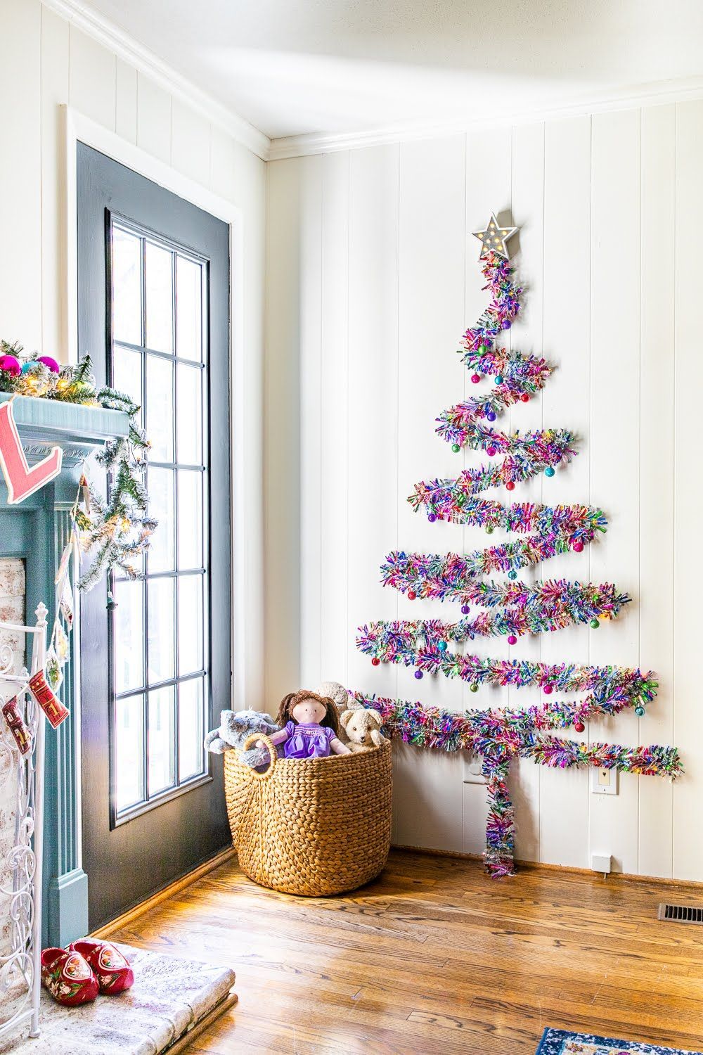 Colorful Christmas Playroom & 4 Holiday Decorating Tricks -   20 christmas decor for bedroom diy ideas