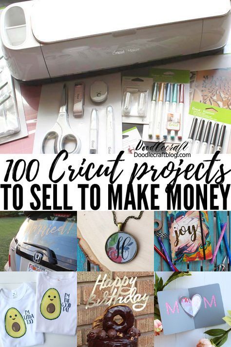 100 Cricut Projects to Sell to Make Money with Cricut Maker -   20 diy projects to sell ideas