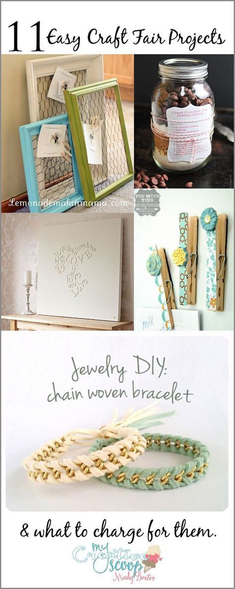 11 DIY Projects for a Craft Fair and what to charge! -   20 diy projects to sell ideas