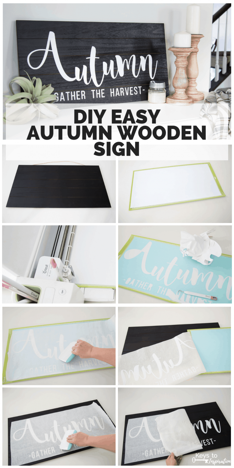 DIY Easy Autumn Wooden Sign » Christene Holder -   20 diy projects to sell ideas