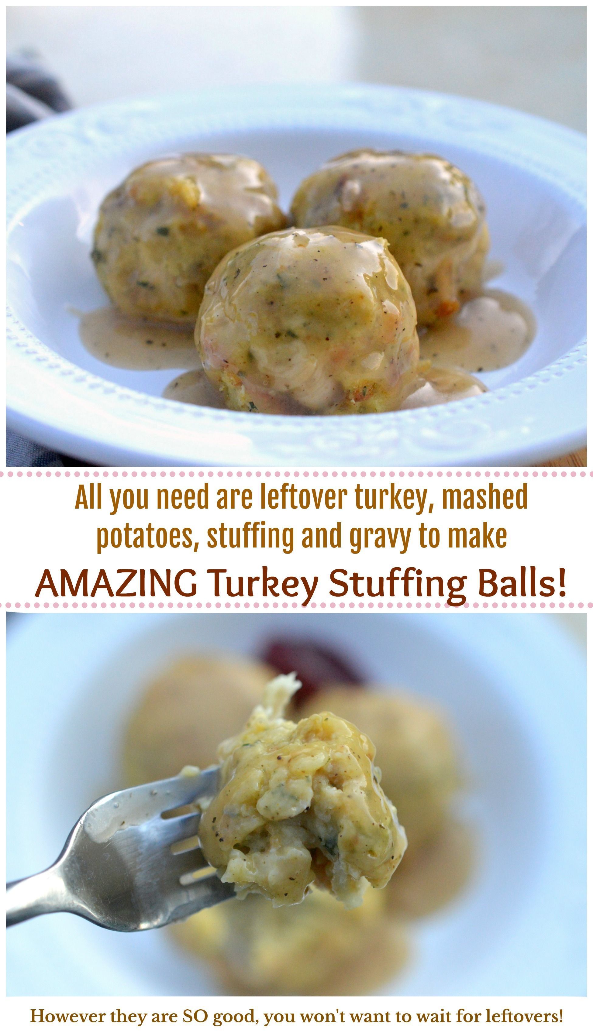 Leftover Turkey Stuffing & Potato Balls -   22 stuffing balls thanksgiving ideas