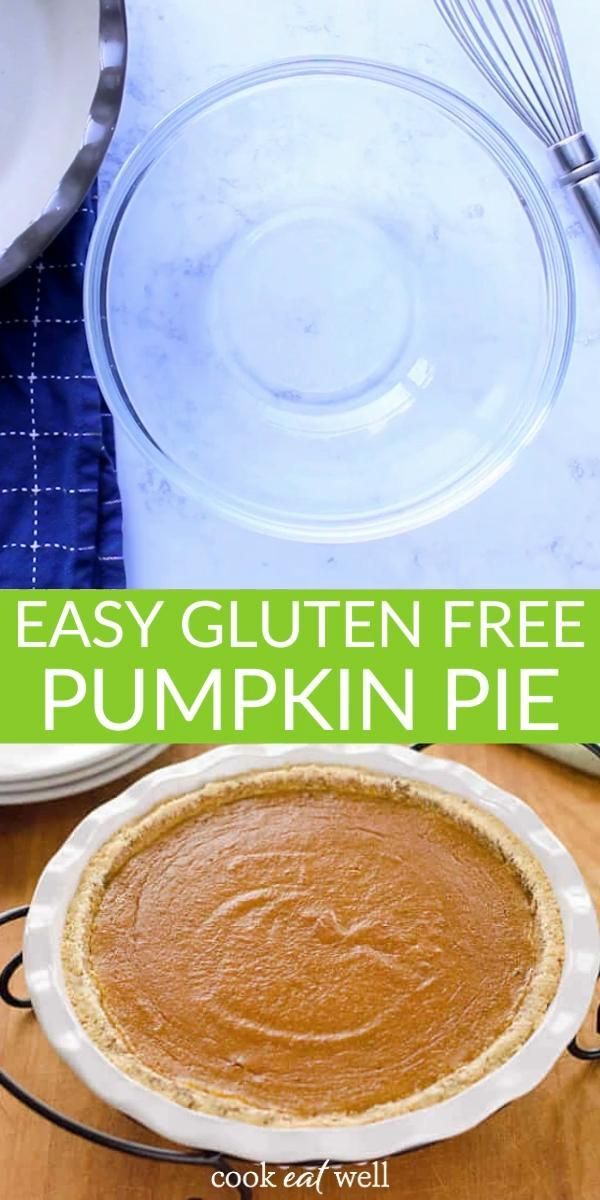 Easy Gluten Free Pumpkin Pie Recipe -   25 pumpkin pie recipe with real pumpkin video ideas