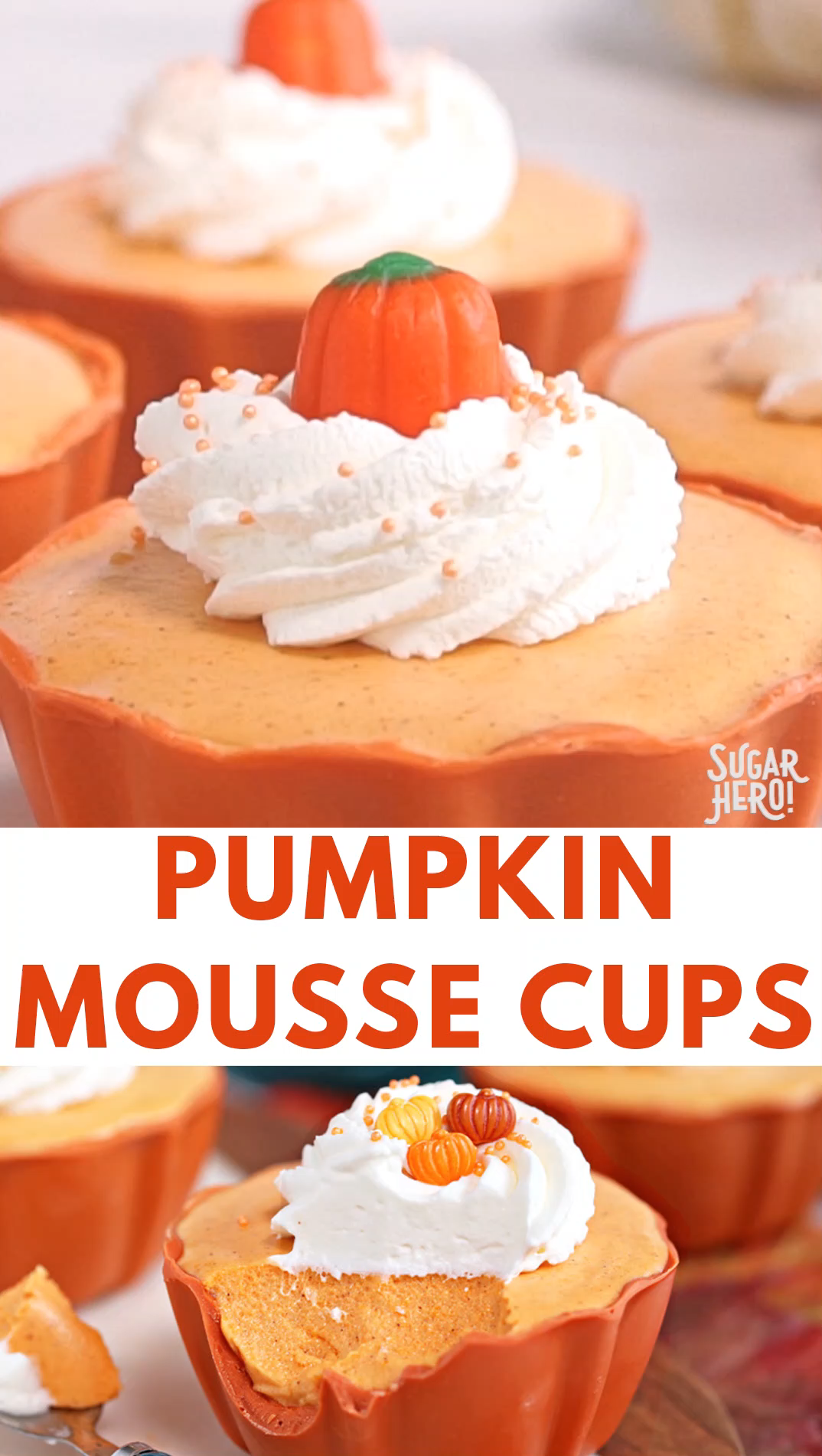 Pumpkin Spice Mousse Cups Video -   25 pumpkin pie recipe with real pumpkin video ideas