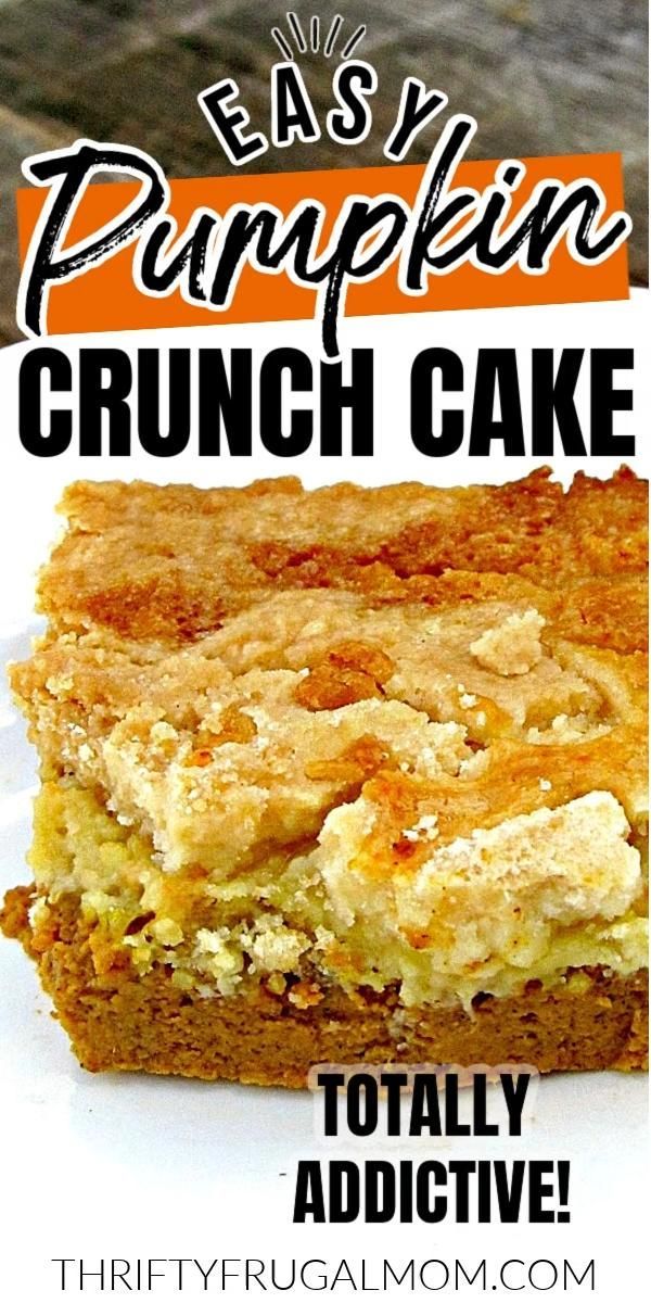Pumpkin Crunch Cake from Scratch -   25 thanksgiving desserts for a crowd videos ideas