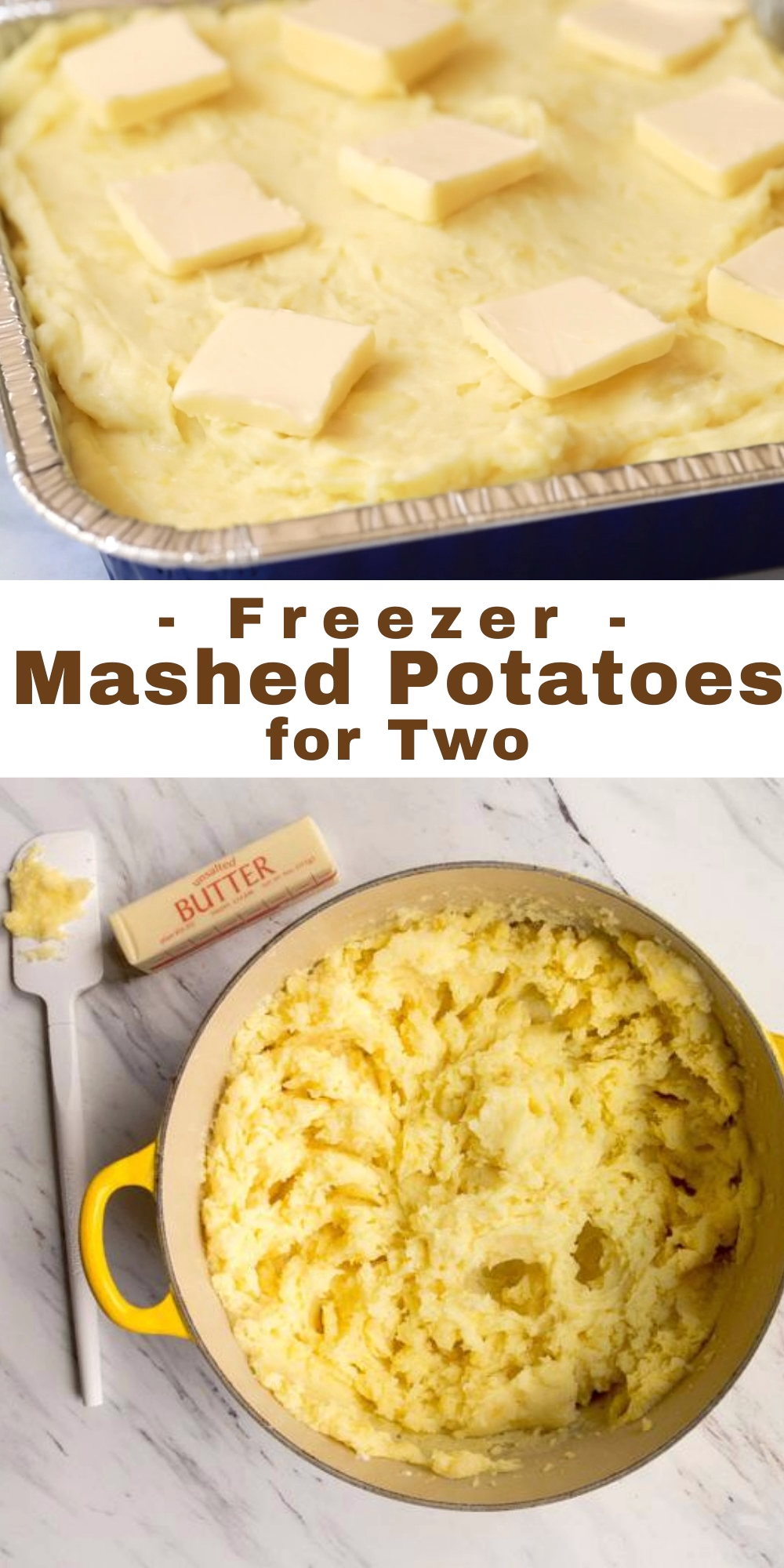 Make Ahead Mashed Potatoes Freezer Meal for Two (Small Batch) | Dessert for Two -   25 thanksgiving desserts for a crowd videos ideas