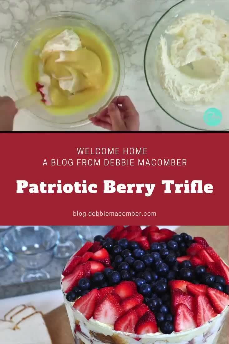 Patriotic Berry Trifle -   25 thanksgiving desserts for a crowd videos ideas