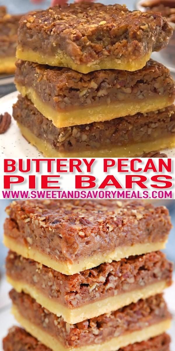 Pecan Pie Bars -   25 thanksgiving desserts for a crowd videos ideas