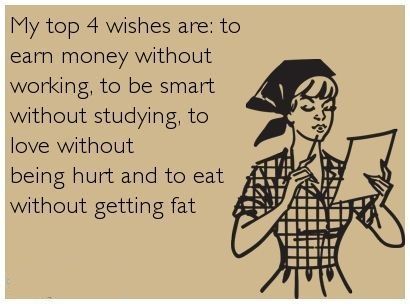 My top 4 wishes