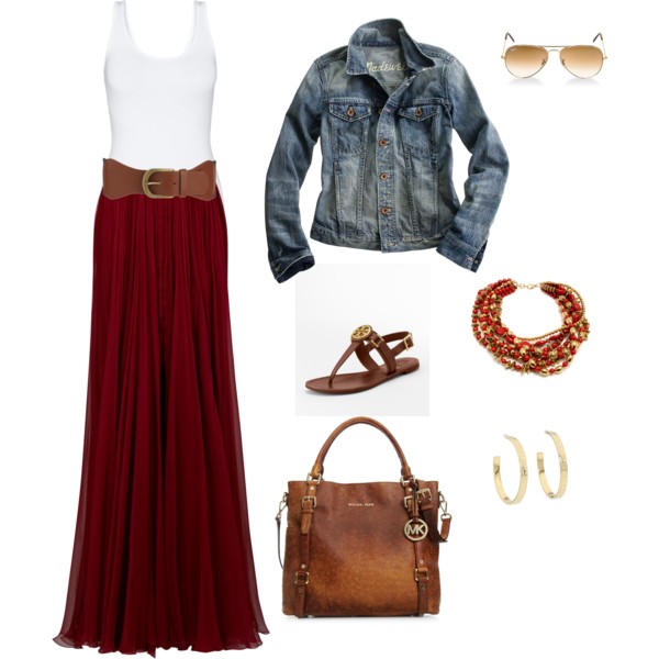 Maxi skirt outfit for fall | We Know How To Do It