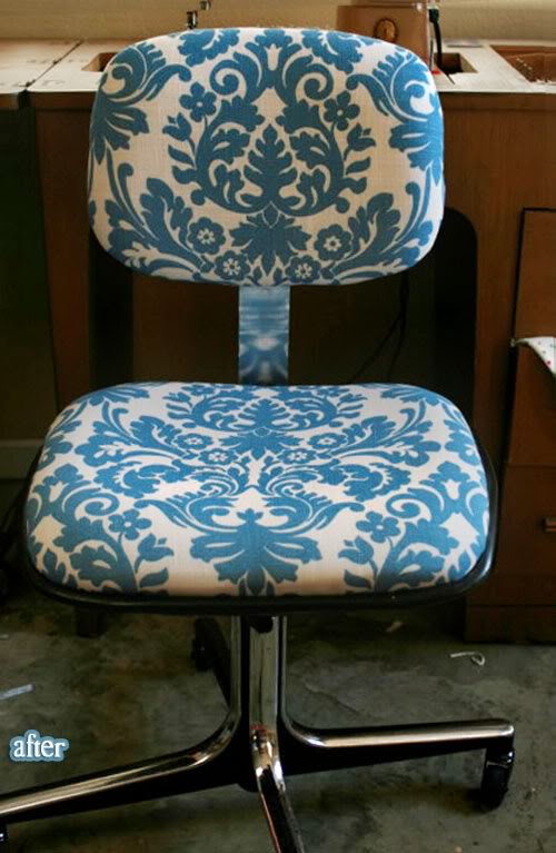 Diy Reupholstered Office Chair We Know How To Do It