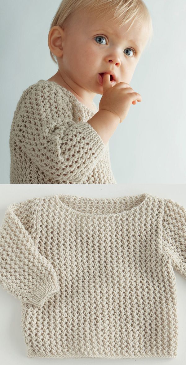 Download pattern – SPRING SWEATER FOR BABY